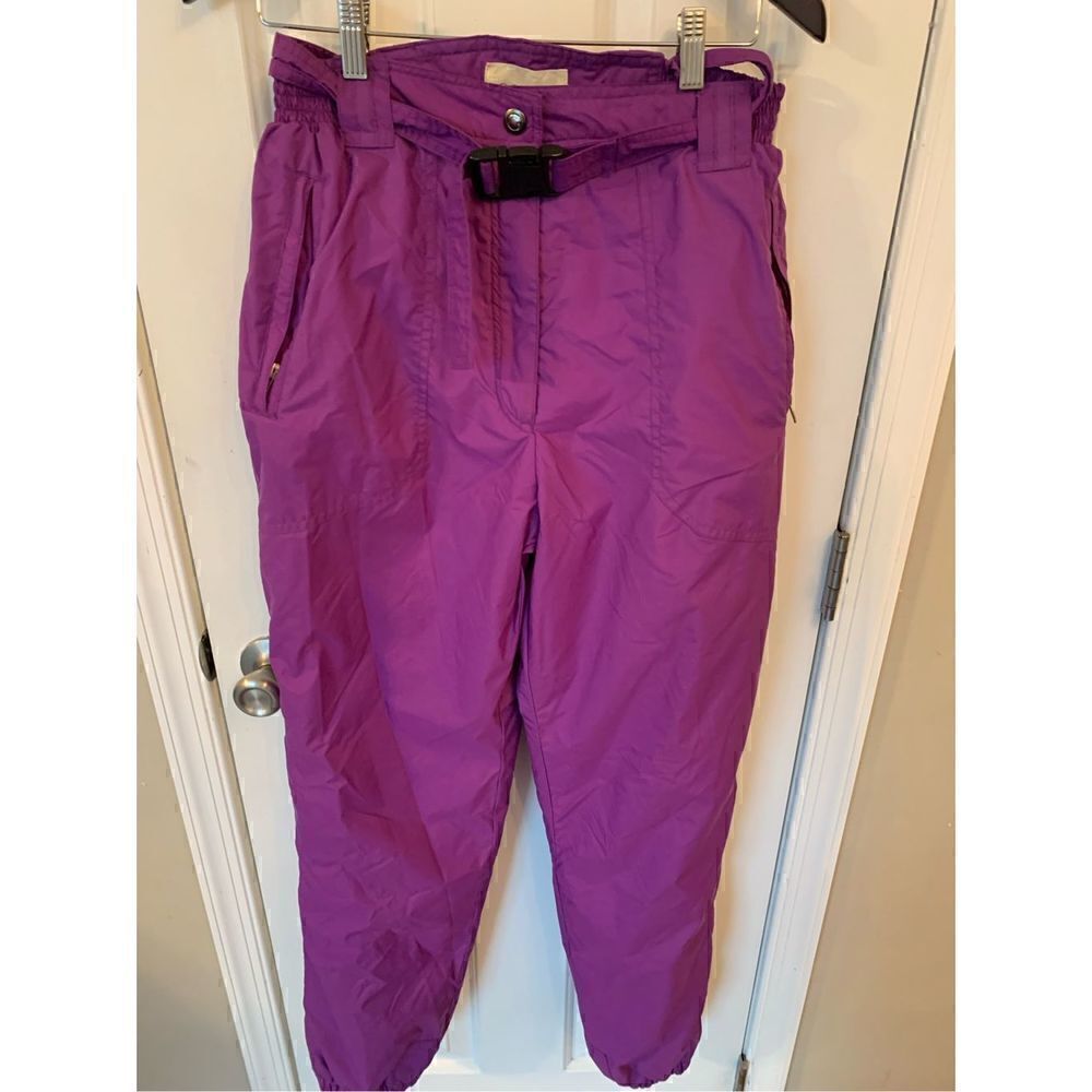 St. Johns bay purple large ski pants vintage like